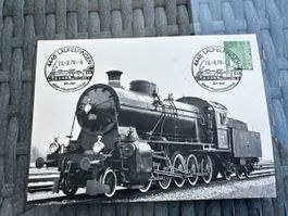 Ansichtskarte Dampflokomotive Laufelfingen 1978 Gestempelt
