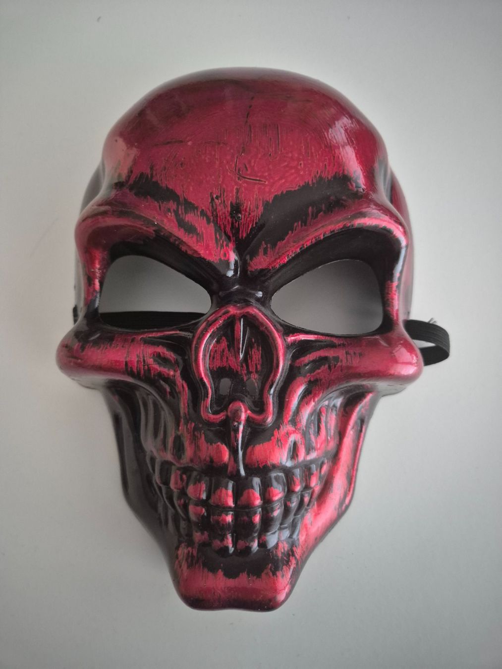 Maschere: Schädel Skelett Maske Rot Halloween – Nuovo (secondo la descrizione) da Zürich venduto da pau_y8mv
