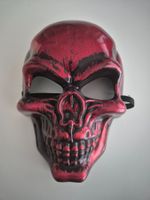 Schädel Skelett Maske Rot Halloween