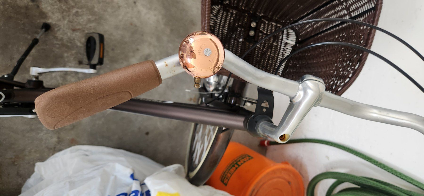 Biciclette: Wunderschönes braun-mattes Hollandfahrrad – Usato da Balzers venduto da Friedlich 3