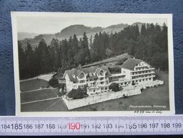 HALTENEGG HOTEL FLIEGERAUFNAHME 1935 HEILIGENSCHWENDI BEO AK