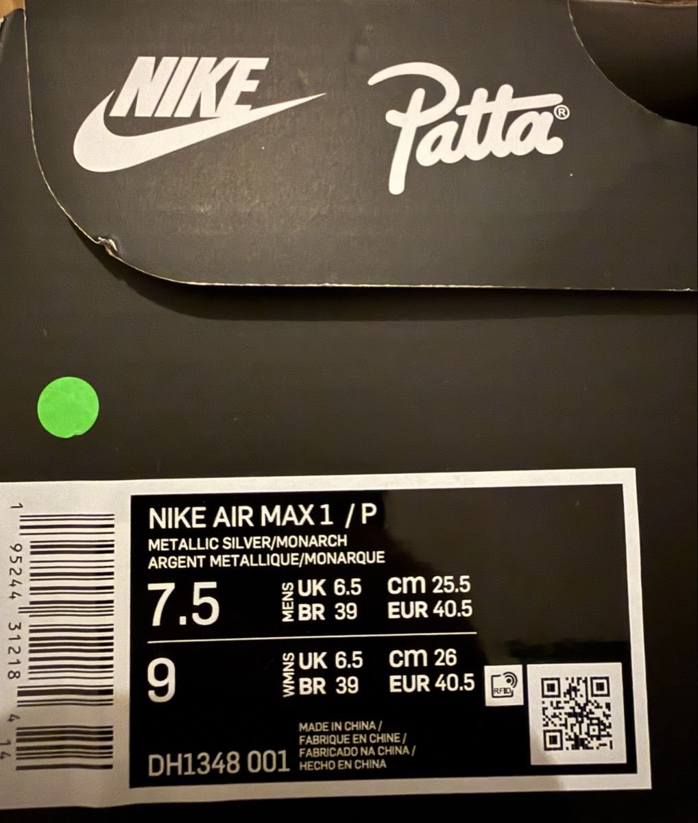 Nike Herrenschuhe: Air Max 1 Patta Monarque  – Neu und originalverpackt aus Enney von davy80 5