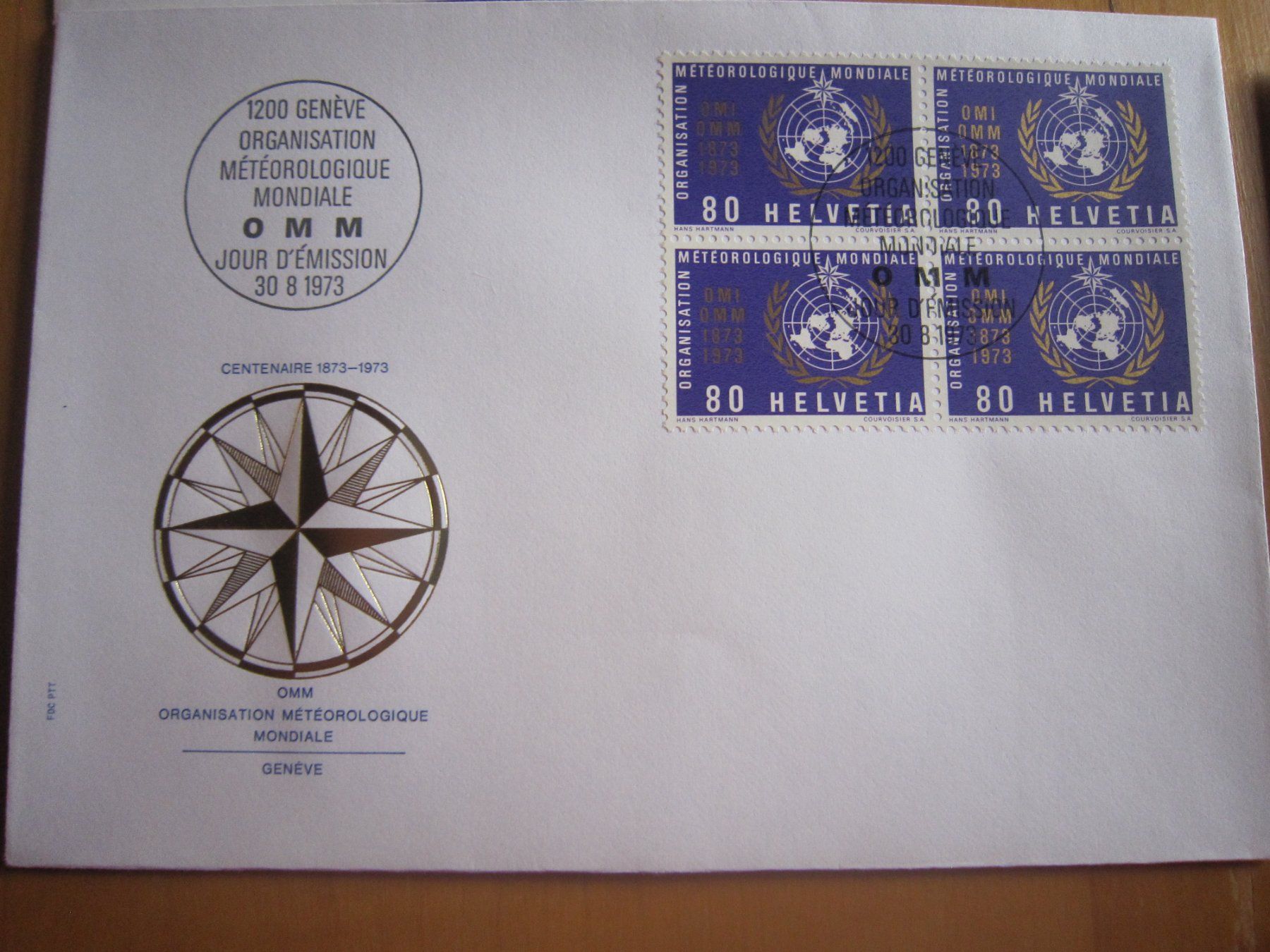Tous les timbres: GA 1973 FDC Serie und 4er OMM – D'occasion à Gordola par Polentaefung 3