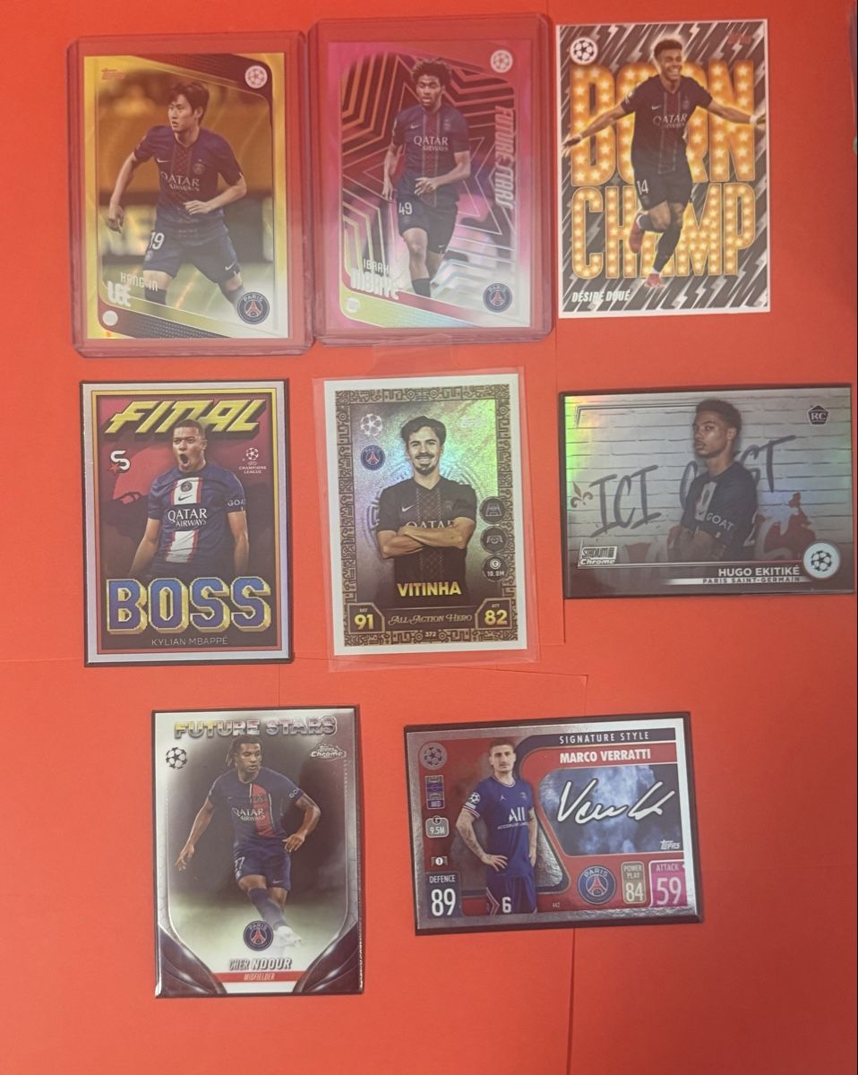 Topps Sammelbilder & Trading cards: PSG Sammlung – mit nummerierten Karten & Patch – Neu (gemäss Beschreibung) aus Embrach von BenzosCards 5