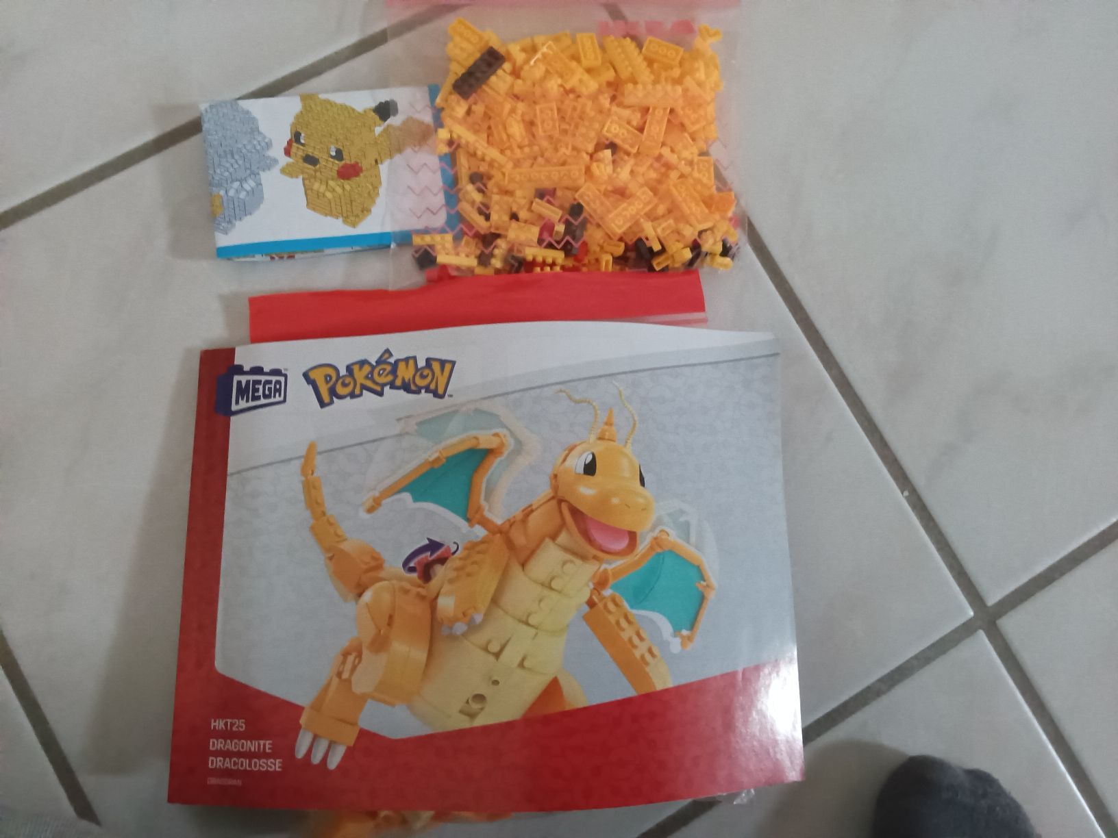 Mega Kit di costruzioni: 2 Set Pokémon Mega Construx Dragoran und Pikachu – Usato da Hellikon venduto da san_8kv6