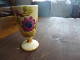 Petite vase en céramique jaune