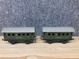 2 x Fleischmann Spur 0 Güterwagen 400 SBB Made in U.S. Zone