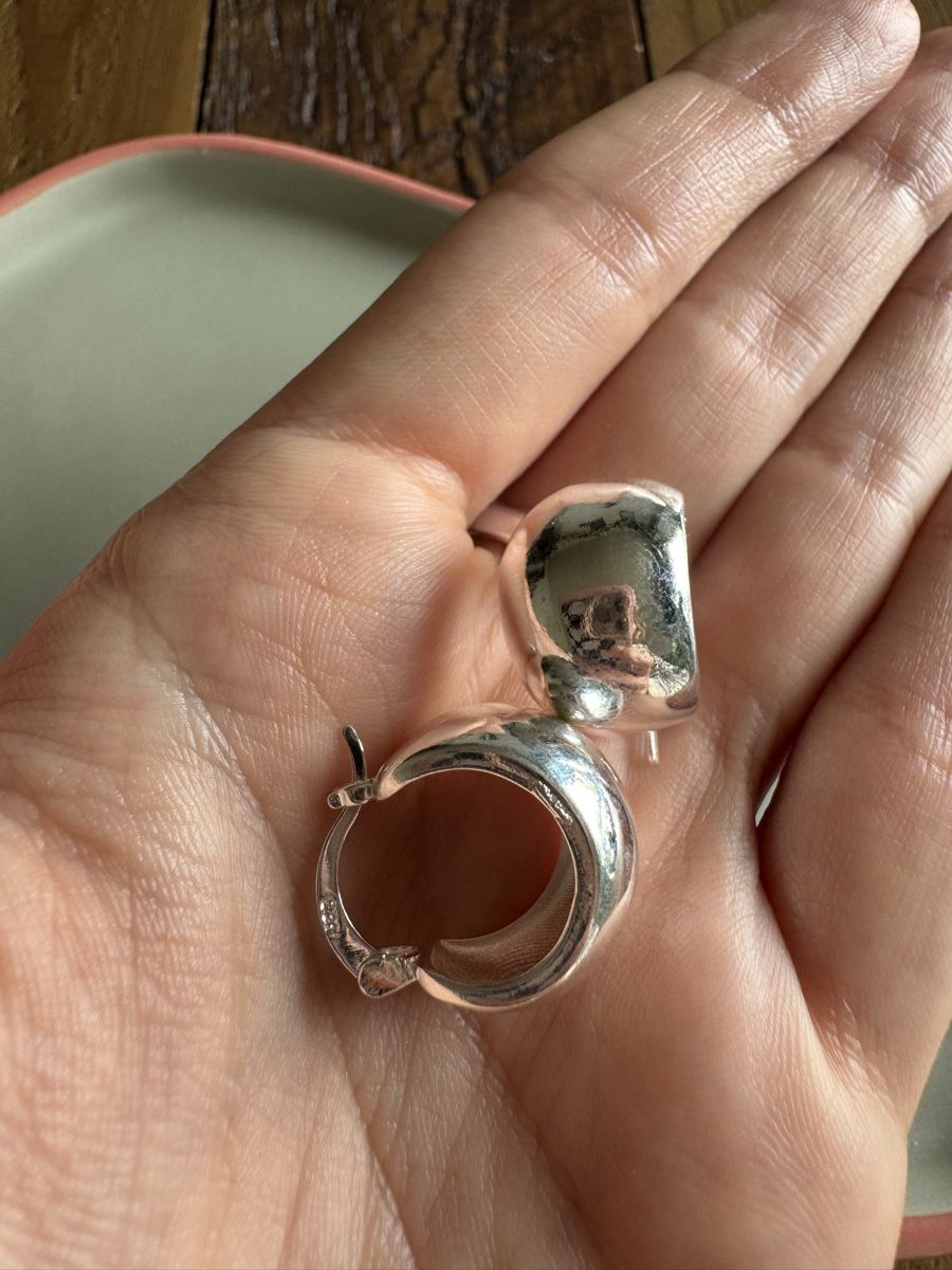 Ohrringe & -stecker: Silber Creolen 925 – Neu (gemäss Beschreibung) aus Männedorf von mariadelrocioeberle 2
