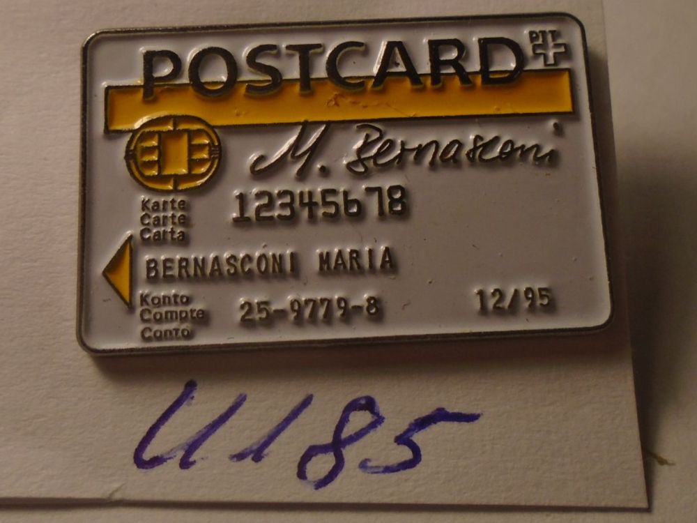 Plaquettes & Badges: 1 POSTCARD Pin (U185) – D'occasion à Winterthur par Beli2000