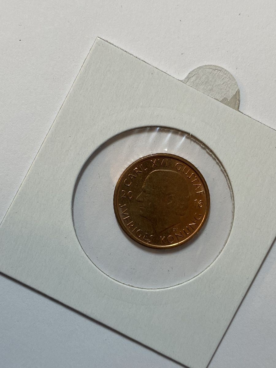 Alle Münzen: Suede - 1 couronne - 2016 – Gebraucht aus Payerne von Mike1682 1