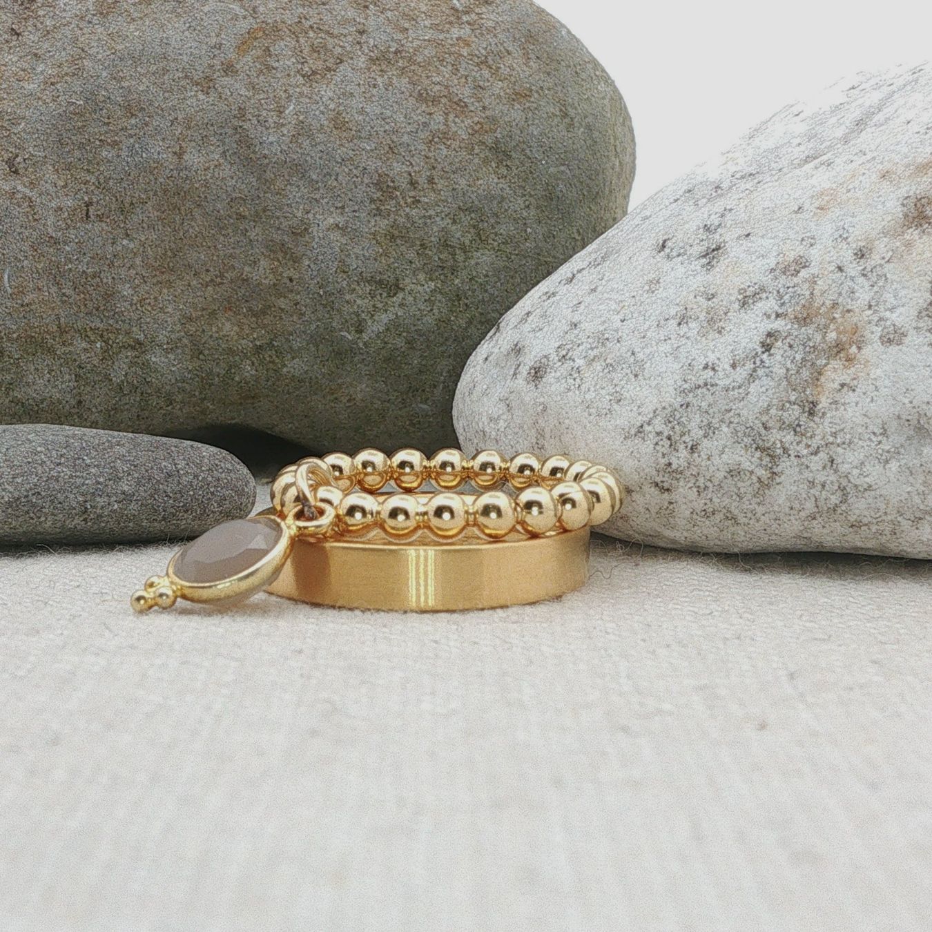 Olga Ribler Anelli: Ring SET Edelstahl & Silber Grösse 52 – Nuovo (secondo la descrizione) da Luzern venduto da Schmuckoutlet 5