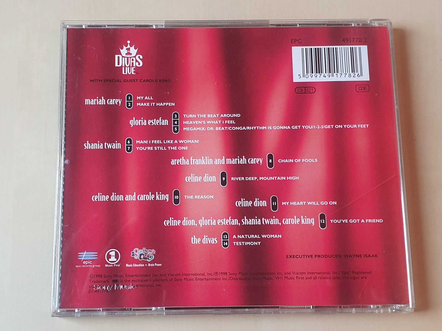 CD: VH1 Divas live – Usato da Stansstad venduto da collectorsshop 1
