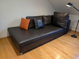 Ledersofa, in gutem Zustand