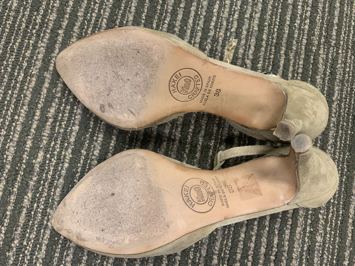 Damenschuhe: Hakei Crafted Spain Suede Heels, Size 38 – Gebraucht aus Lausanne von milasha 2