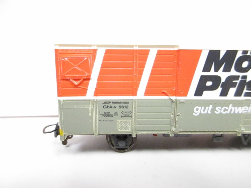 Bemo Modelleisenbahnen: Bemo H0m 2283 122 RhB Güterwagen MÖBEL PFISTER – Neu und originalverpackt aus Olten von Heinrich875 6