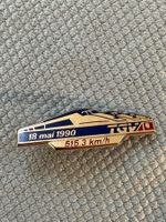 Pin Brosche Badge Gold/Silberfarben - TGV - 1990