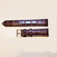 Bracelet de montre en cuir de veau souple 18 mm  unisex