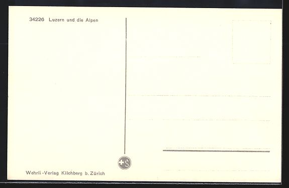 Cartoline postali: Luzern, Ortsansicht mit Alpenpanorama – Usato da Berlin venduto da bartko-reher 1