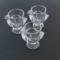 Eierbecher Glas vintage 70/80er Jahre