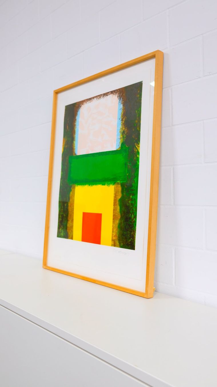 Grafica & Litografie: Original Kunstdruck, gerahmt, Signiert – Usato da Volketswil venduto da brockipfannenstil 2