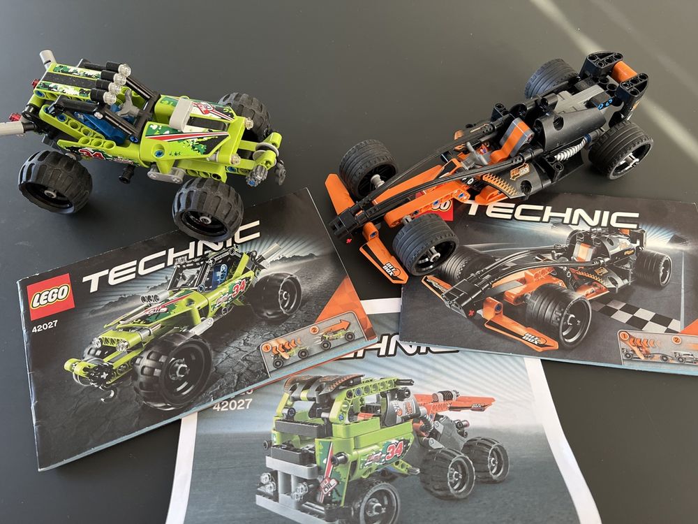 Lego Technic Action Racer (42026) uns Desert Racer (42027) | Kaufen auf ...