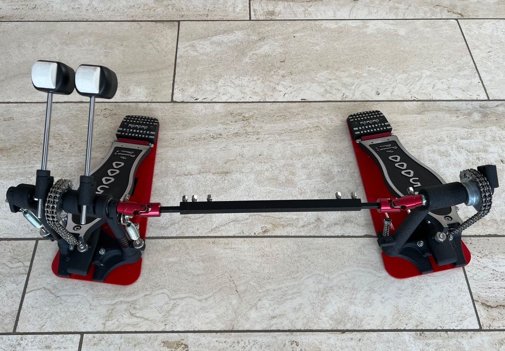 Trommelschlägel Für Doppel Bassdrum Pedal – 180 Mm Edelstahlgriff, 2 Stück, Für Präzisen Schlagzeug-Sound