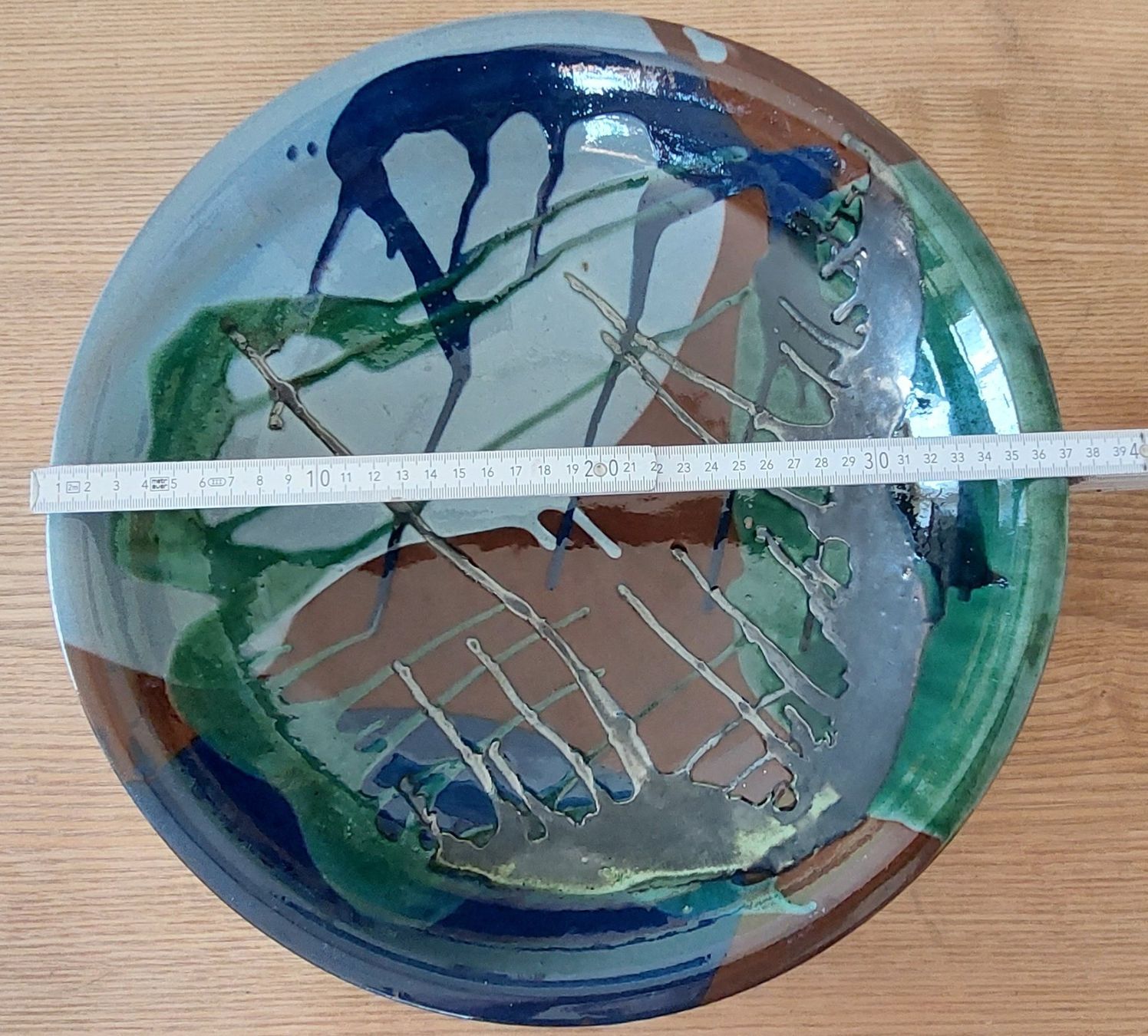 Ciotole: Grosse Ton-/Obstschale – Usato da Adlikon b. Andelfingen venduto da Kraemse 2