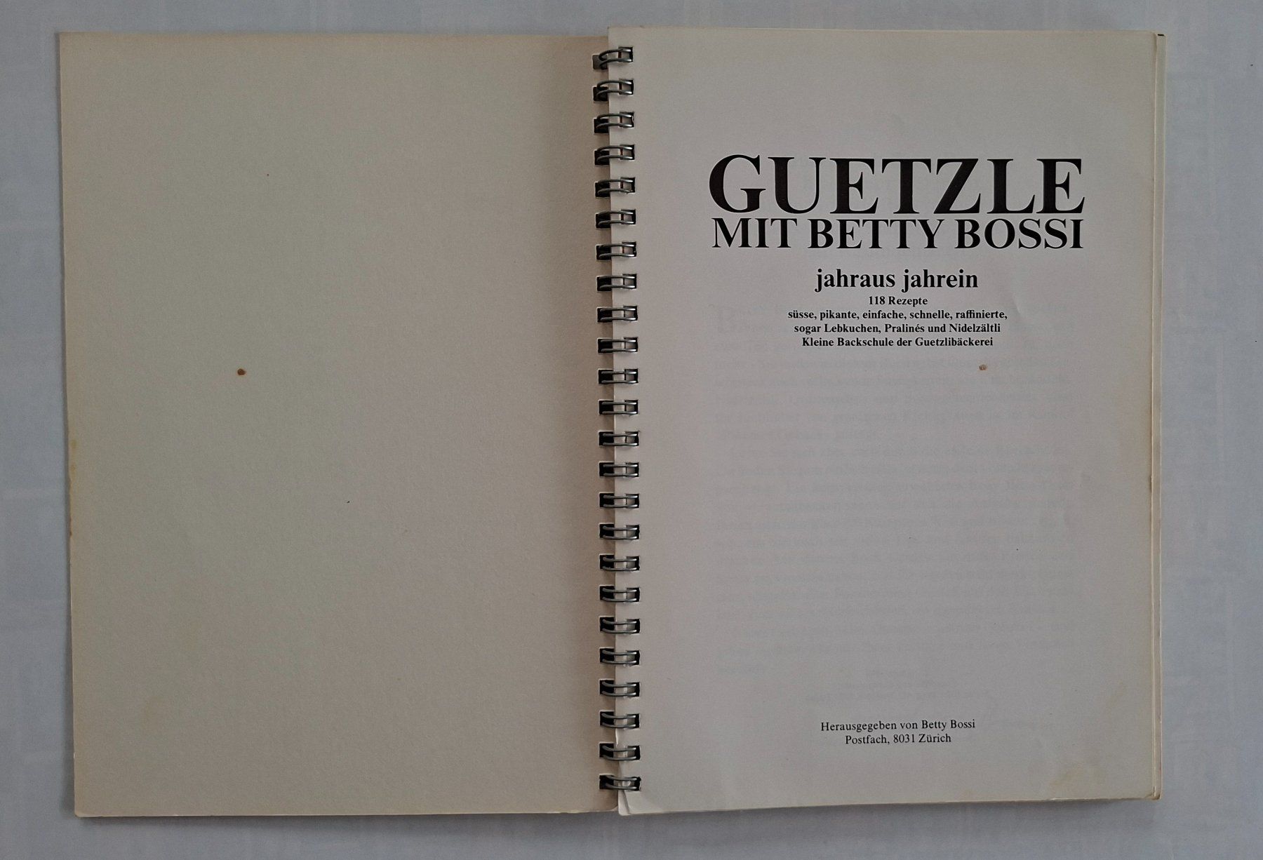 Libri: Guetzli mit Betty Bossi – Usato da Opfikon venduto da Diversamente 2