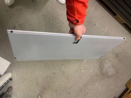 USM Front 75x35cm Mattsilber fabrikneu nGeneration L.GRATIS