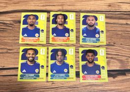 Panini Fussballsticker Konvolut 6 Sticker CURAÇAO 2026