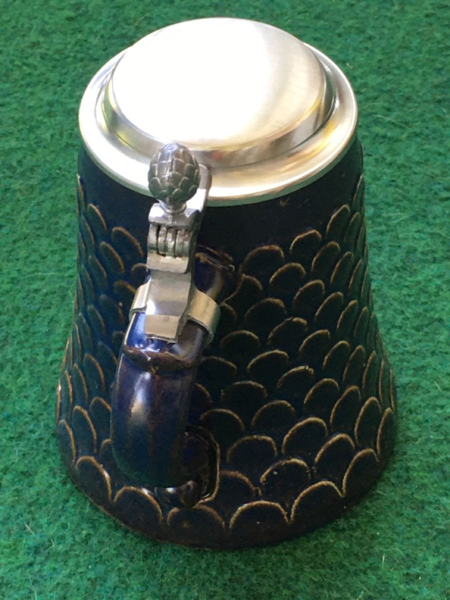 Bicchieri: Bierkrug mit Zinndeckel – Usato da Wangen b. Olten venduto da Finolino28 2