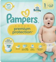 4x Pampers Grösse 1 ungeöffnet, 4x Packungen