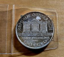 Münze 1 Unze Feinsilber Wiener Philharmoniker 2020