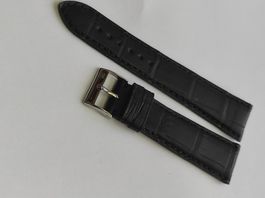 Uhrenarmband ital. Leder, 21x18 mm Handmade, hochwertig !
