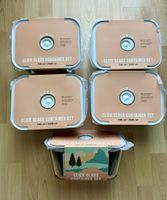 Click Glass Container Set – 2 Glasbehälter mit Deckel