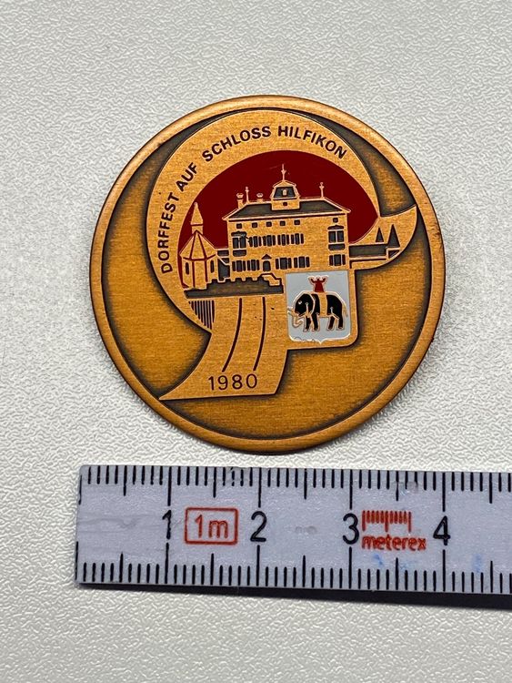 Schloss HILFIKON Aargau Plakette Abzeichen RAR +++ Kaufen auf Ricardo