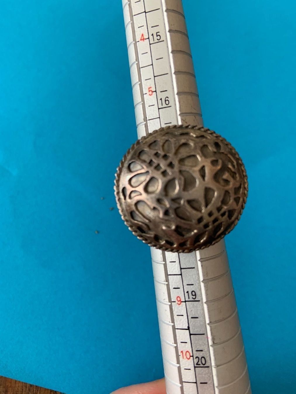 Anelli: Knopf-Ring 54 gross! – Usato da Dittingen venduto da Bijoubelle 1