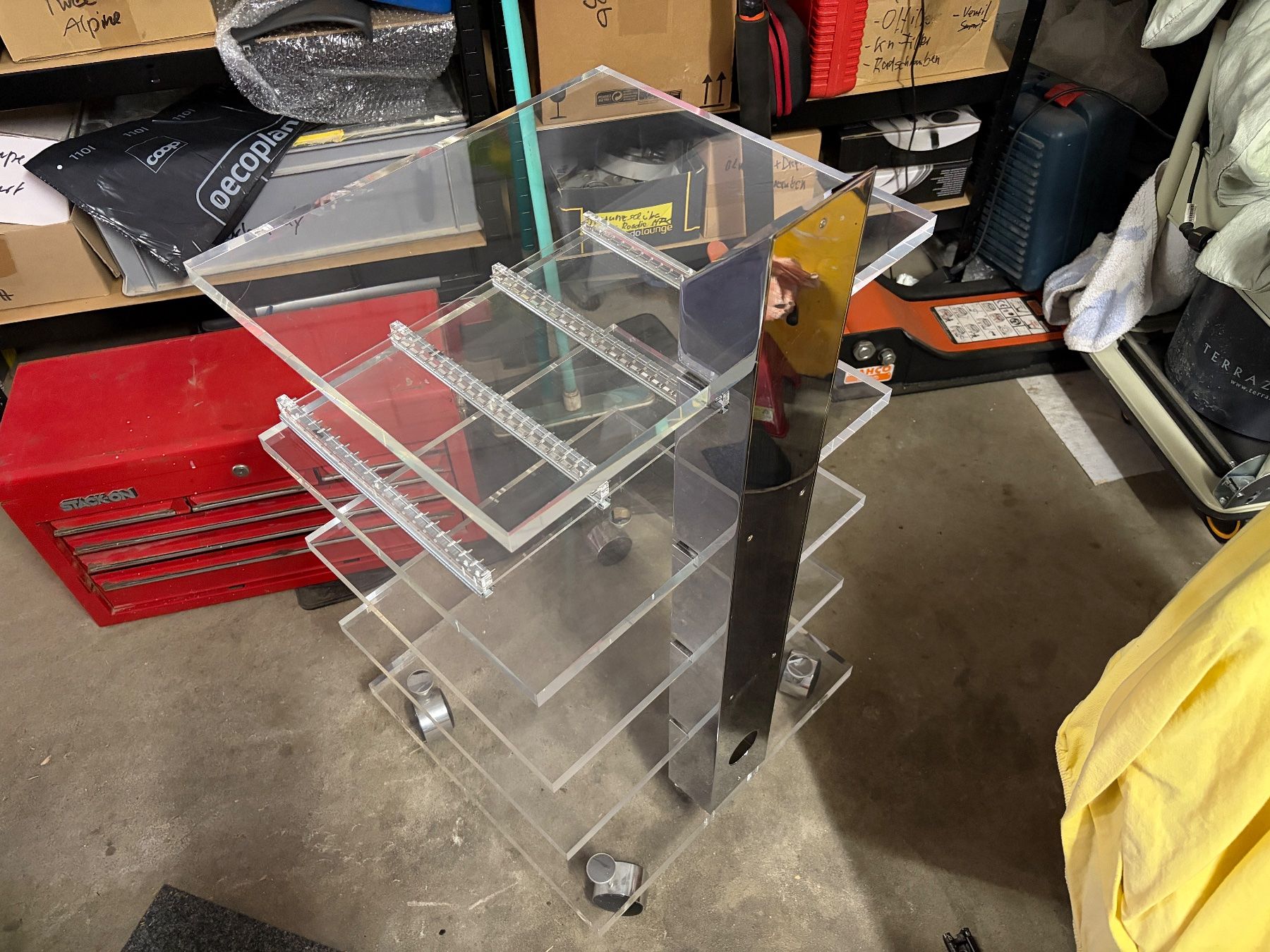 Wandhalterungen: Acryl Hifi Rack – Gebraucht aus Turbenthal von Steffla 2