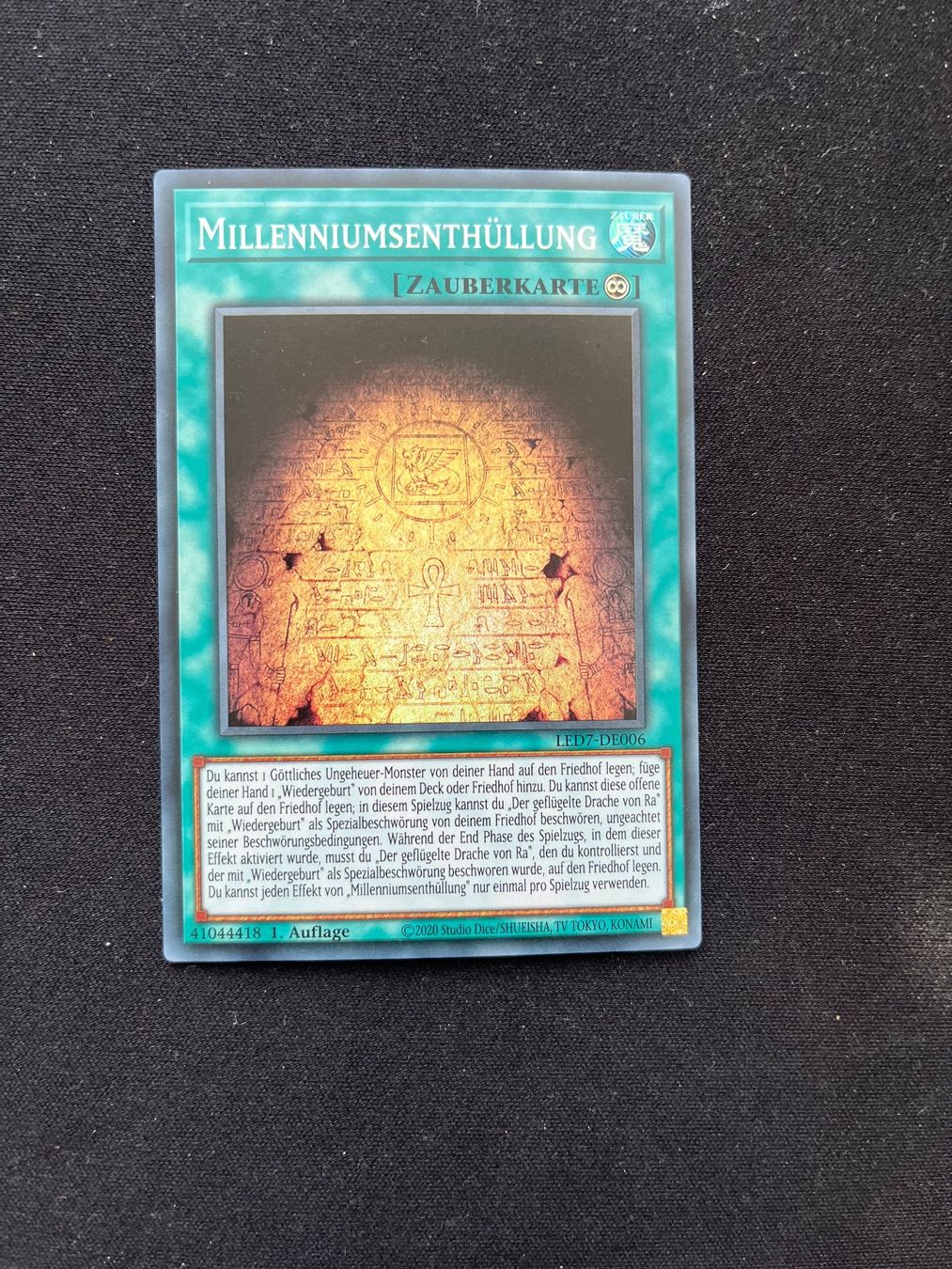 Yugioh Carte collezionabili: Millenniumsenthüllung (LED7-DE006), Super Rare – Usato da Gränichen venduto da Pauli94