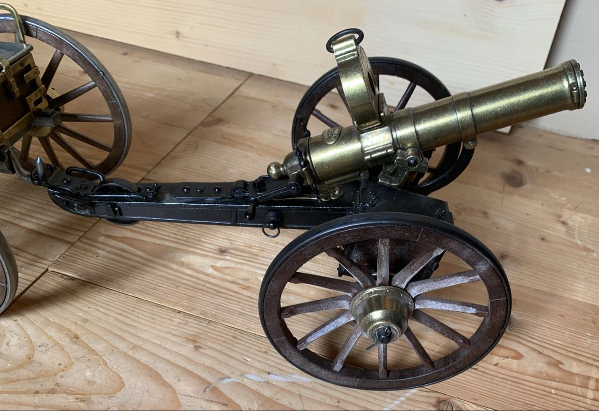 Kit di modellismo & Modellini statici: Modell einer gezogenen Schnellfeuerkanone – Usato da Goldingen venduto da Bergler012 4