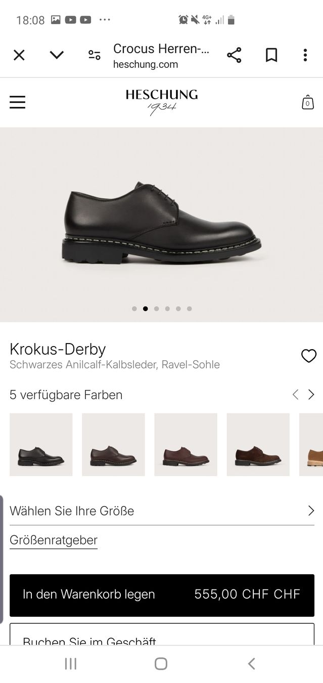 Scarpe da uomo: Heschung, Derby, Schuhe, 40 – Nuovo (secondo la descrizione) da Winterthur venduto da Sjull 6