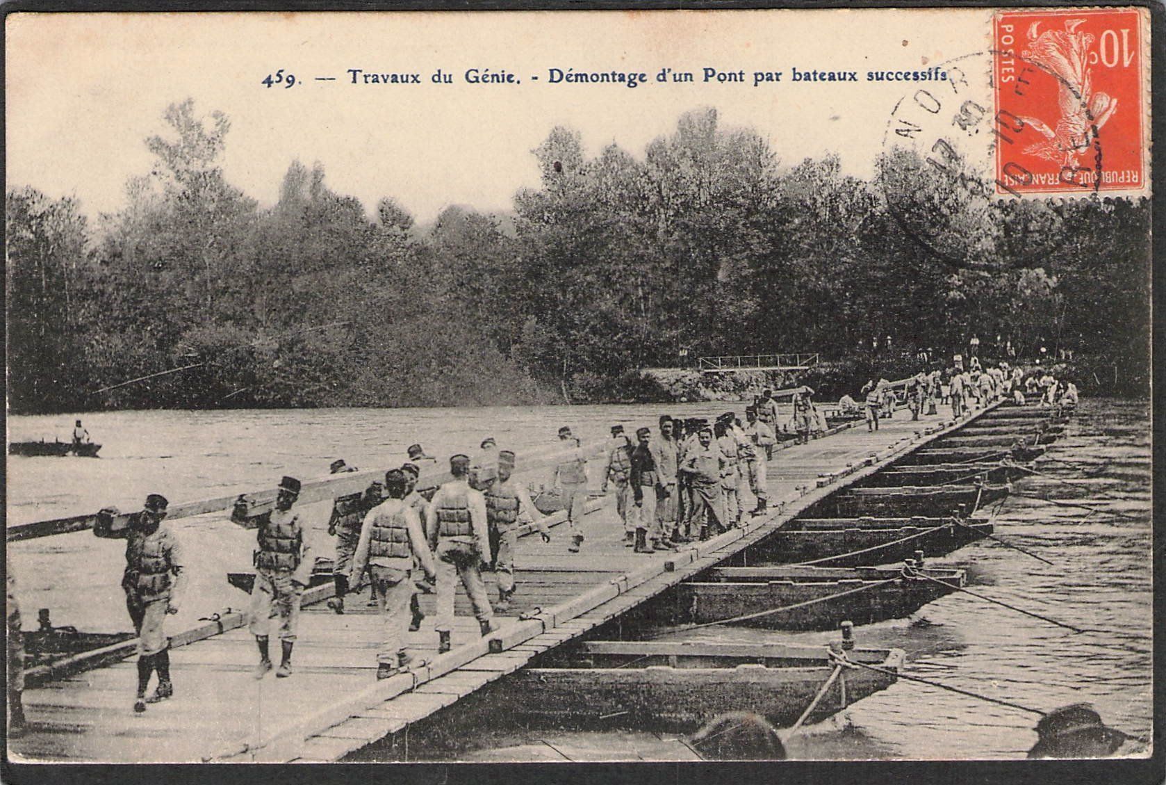 Cartoline postali: Militär Travaux du Génie – Usato da Reichenburg venduto da ibiza18