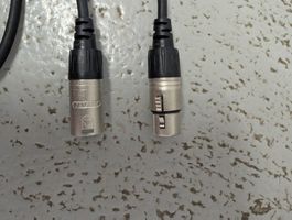 XLR Kabel 2x Mono Male to Female guter Zustand
