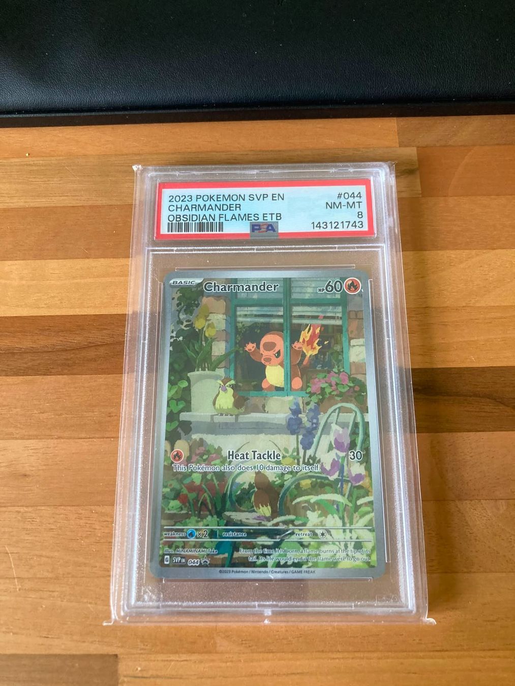 Pokémon Sammelbilder & Trading cards: PSA 8 Charmander Obsidian Flames ETB SVP mit A plus versand – Neu (gemäss Beschreibung) aus Bern von fipulol