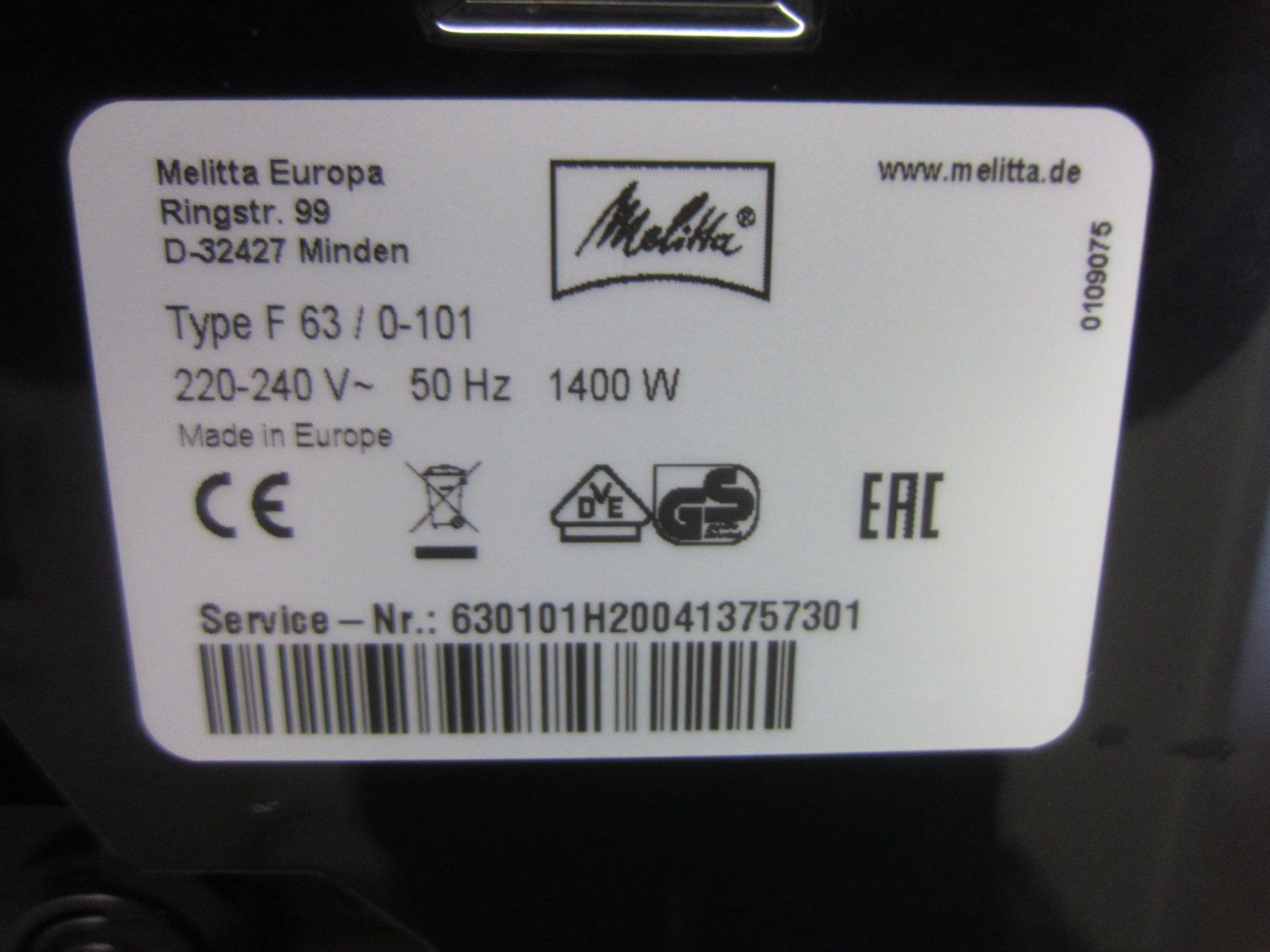 Melitta Machines à café & Machines à expresso: Melitta CI Touch – D'occasion à Kilchberg ZH par Cuculus1 2