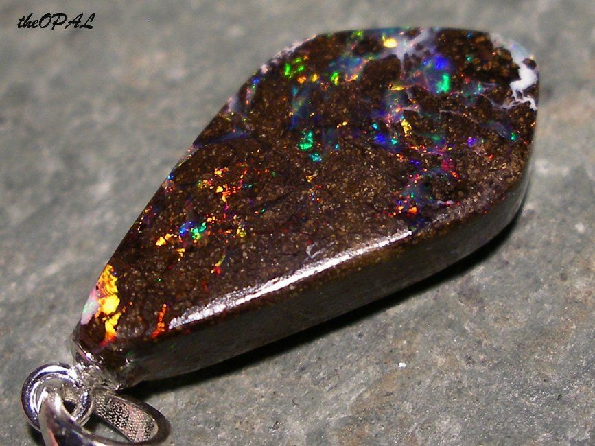 Ciondoli: theOPAL *** BOULDER MATRIX OPAL ANHÄNGE 10,51ct *** – Nuovo e nell'imballaggio originale da Ebnat-Kappel venduto da theOPAL 3