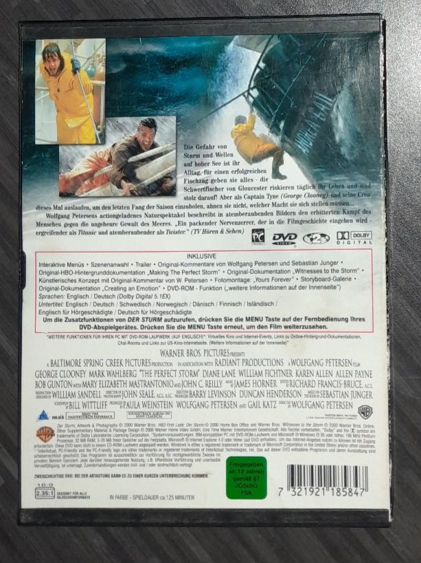 Tutti i DVDs: Der Sturm  mit George Clooney - DVD – Usato da Steffisburg venduto da FutureOne 1