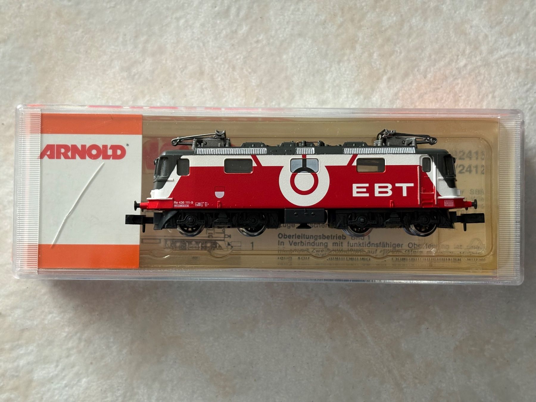 Arnold Modellini di ferrovie: Arnold 2401 Elok Re 4/4 EBT – Nuovo (secondo la descrizione) da Hauterive NE venduto da eriamch