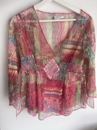 Feelgood Paris Oberteil, Gr. 4, (38) Patchwork, Sommerlook!