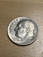 USA Münze One Dime 1983 P Roosevelt guter Zustand